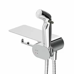 Гигиенический душ со смесителем AM.PM Like F0202600 скрытый монтаж с полочкой
