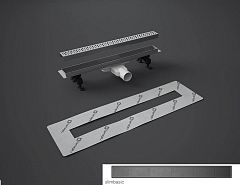 Душевой лоток Radaway 5L055S/5R055SB 550 Slim с основой под плитку 8-12 мм Душевой лоток Radaway 5L055S/5R055SB 550 Slim с основой под плитку 8-12 мм