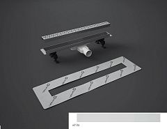 Душевой лоток Radaway 5L065S/5R065SGW 650 Slim с дизайн-решеткой под плитку 8-12 мм Душевой лоток Radaway 5L065S/5R065SGW 650 Slim с дизайн-решеткой под плитку 8-12 мм