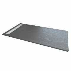 Душевой поддон RGW Stone Tray 120*80*2,5 прямоугольный графит с дизайн-решеткой
