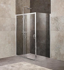 Душевой уголок BelBagno UNIQUE-AH-1-100/115-90-C-Cr 105-115 100*90*190 L/R без поддона Душевой уголок BelBagno UNIQUE-AH-1-100/115-90-C-Cr 105-115 100*90*190 L/R без поддона