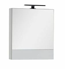 Зеркало-шкаф Aquanet Верона 58 белый глянец L без светильника