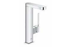 Смеситель Grohe Plus 23844003 для раковины с выдвижным изливом и донным клапаном клик-клак хром