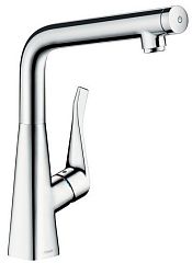 Смеситель Hansgrohe Metris Select 14883000 для кухни хром