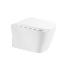 Подвесной унитаз BelBagno Albano BB120CHR 36,5*49,5 безободковый с крышкой-сиденьем BB120SC