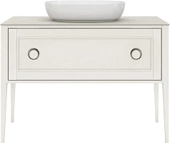 Тумба Kerama Marazzi Plaza Classic Neo 120 белая, 2 ящика