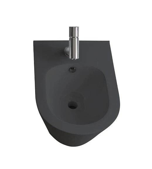 Подвесное биде Logan L3WB(Black) AVVA 33,5х53 черное матовое