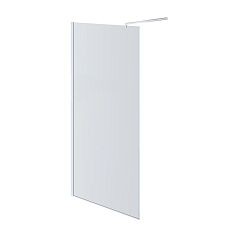 Душевая перегородка Aquatek Walk-in с держателем AQ WIW 12020CH 120*200 L/R профиль хром, стекло прозрачное без поддона