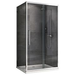 Душевой уголок ABBER Schwarzer Diamant AG30150H-S70 150*70*195 L/R без поддона