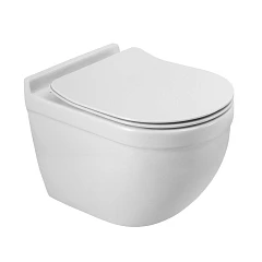Подвесной унитаз BelBagno Senso-Tor BB017CH-TOR 37*53 безободковый с системой смыва "Торнадо" с крышкой-сиденьем BB2034SC Подвесной унитаз BelBagno Senso-Tor BB017CH-TOR 37*53 безободковый с системой смыва "Торнадо" с крышкой-сиденьем BB2034SC