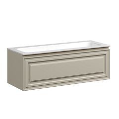 Тумба с раковиной Sancos Very 120 Beige Soft (раковина Element CN7017 121*45,7 одно отверстие под смеситель)