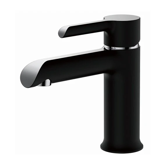 Смеситель Haiba HB10805-7 для раковины черный/хром