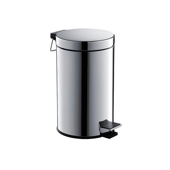 Корзина для мусора с педалью, 8л Aquatek AQ4992CR, полир. хром