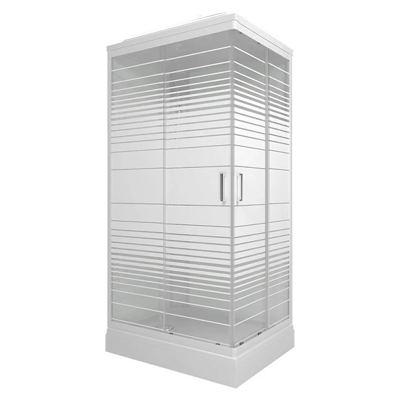 Душевая кабина Triton Квадро (полосы) 120х80х228 А L/R со смесителем ДН4