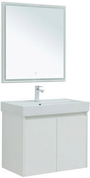 Комплект мебели Aquanet Nova Lite 75 белый глянец (2 дверцы)