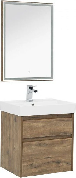 Комплект мебели Aquanet Nova Lite 60 дуб рустикальный (2 ящика) (раковина Латина 60)