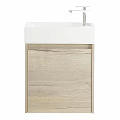 Тумба с раковиной BelBagno Kraft Mini 50 Rovere Galifax Bianco L