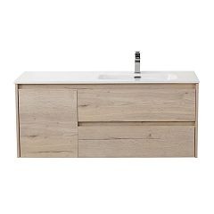 Тумба с раковиной BelBagno Kraft 120 Rovere Galifax Bianco R