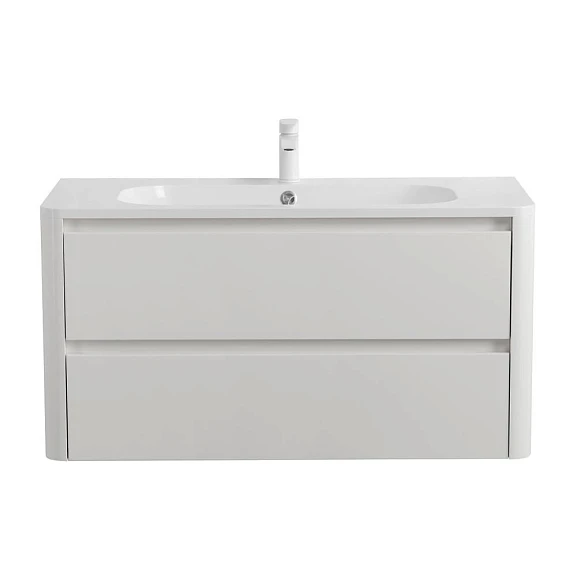 Тумба с раковиной Cezares Relax 100 Bianco Lucido