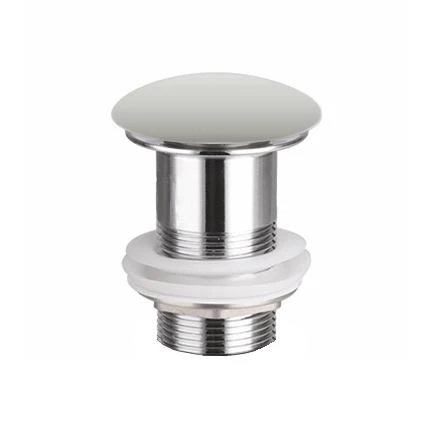 Донный клапан для раковины Ceramicanova CN2000MSG click-clack без перелива серый матовый