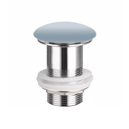 Донный клапан для раковины Ceramicanova CN2000MHL click-clack без перелива серо-голубой матовый