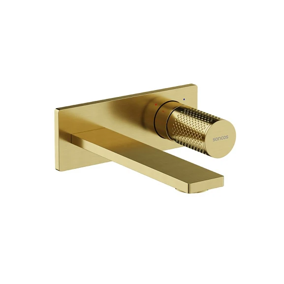 Смеситель Sancos Nexus SC9013BG для раковины скрытый монтаж брашированное золото