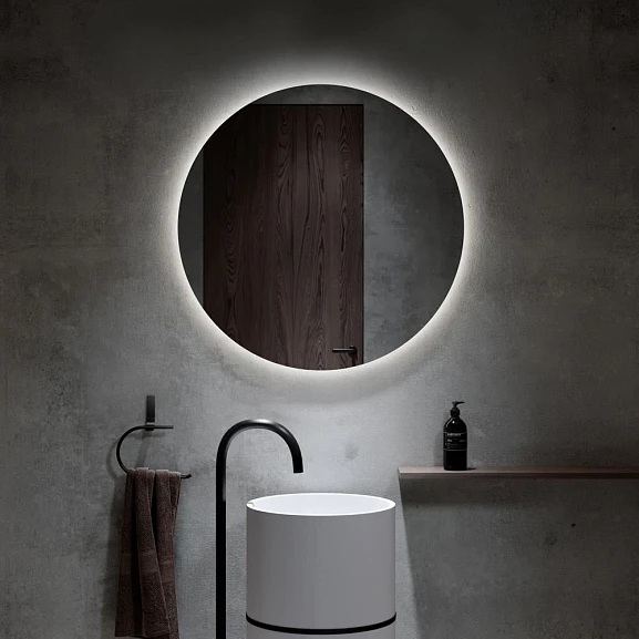 Зеркало Alavann Rondo 80 с подсветкой и функцией антизапотевания