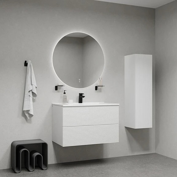 Комплект мебели Iddis Bild 80 белый