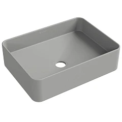 Накладная раковина Aqueduto Espiral ESP0430 50*37 серая матовая
