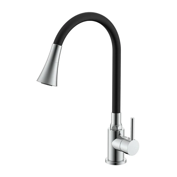 Смеситель Splenka S201.4306 для кухни с гибким изливом хром