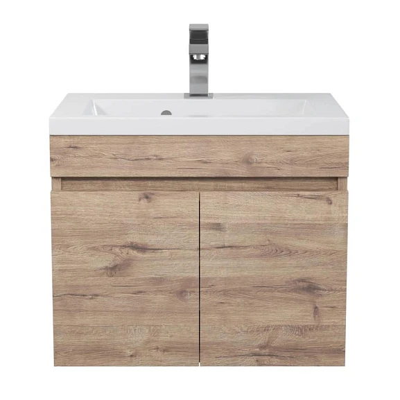 Тумба под раковину Uperwood Eva 50 Крафт Табачный, подвесная