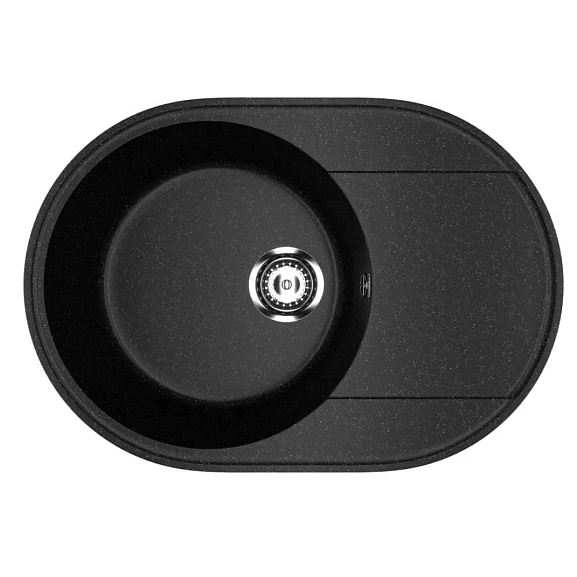 Кухонная мойка Uperwood ECON UPD-107 61х47 черная матовая