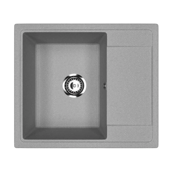 Кухонная мойка Uperwood ECON UPD-201 57,5х49,5 серая матовая