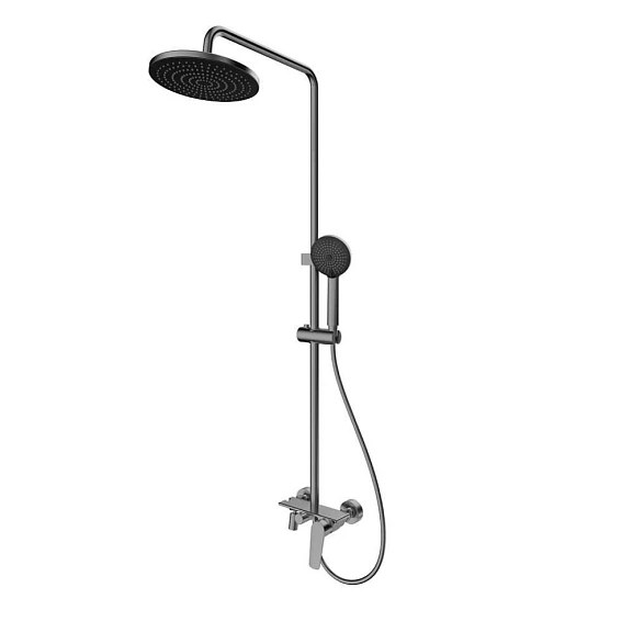 Душевая стойка Splenka S53.24.09 с изливом графит