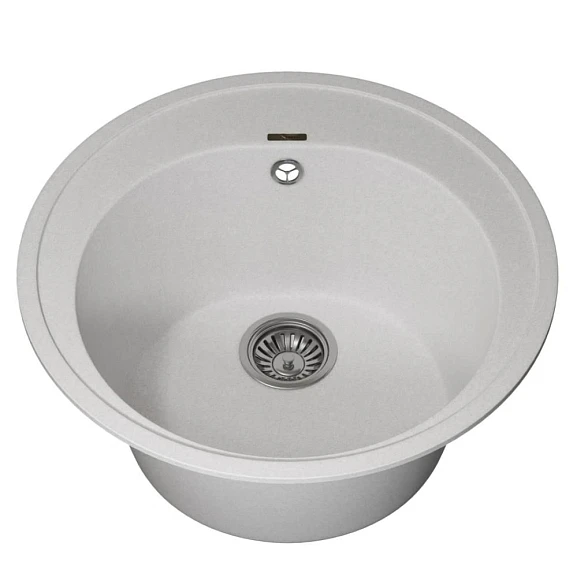 Кухонная мойка Uperwood Quartz UPD-01 51х51 белая матовая