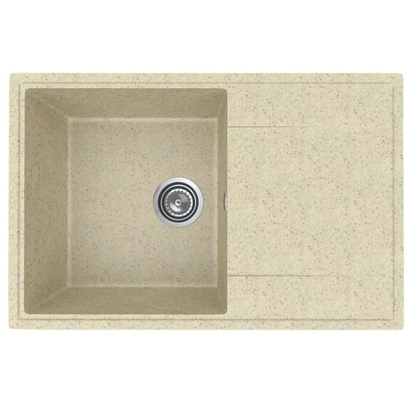 Кухонная мойка Uperwood ECON UPD-507 73,5х47,5 бежевая матовая