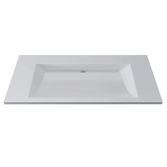 Мебельная раковина Uperwood Infinity 100 белая без отверстия (приобретается в комплекте с тумбой)