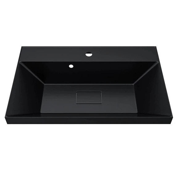 Мебельная раковина Uperwood Classic New 70 черная (приобретается в комплекте с тумбой)