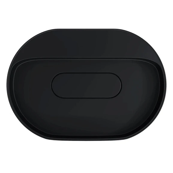 Накладная раковина Uperwood Tanos Quartz 55*40 без отверстия уголь