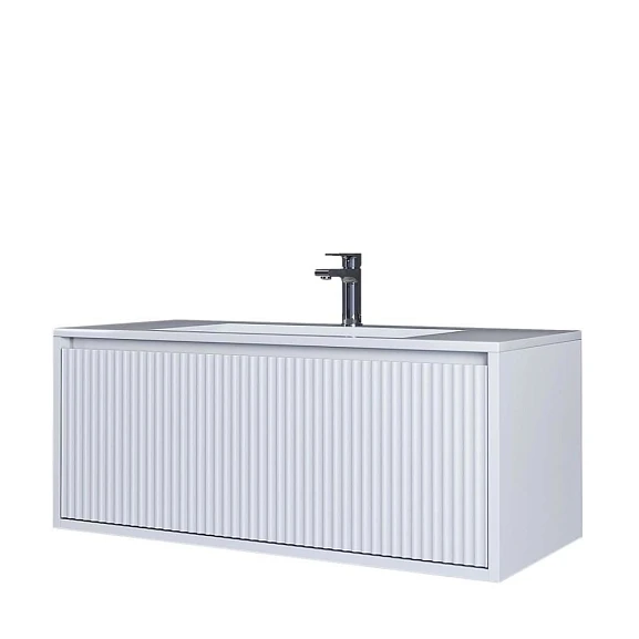 Тумба под раковину Uperwood Next 100 белая, 1 ящик