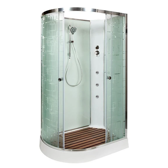 Душевая кабина AvaCan EM1512 120х80х210 R N с гидромассажем без крыши