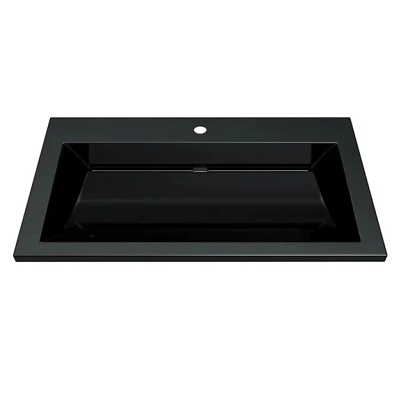 Мебельная раковина Uperwood Infinity 80 черная (приобретается в комплекте с тумбой)