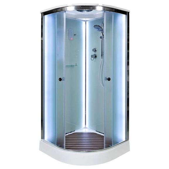 Душевая кабина AvaCan D08S 80х80х220 с LED-подсветкой