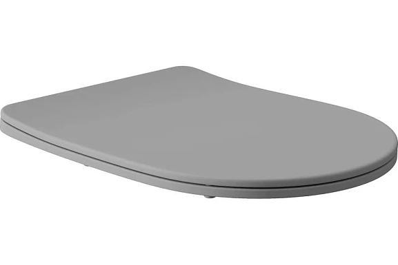 Крышка-сиденье Aqueduto для подвесных унитазов Ovo/Cone OVO/CON0530 Soft Close серое матовое