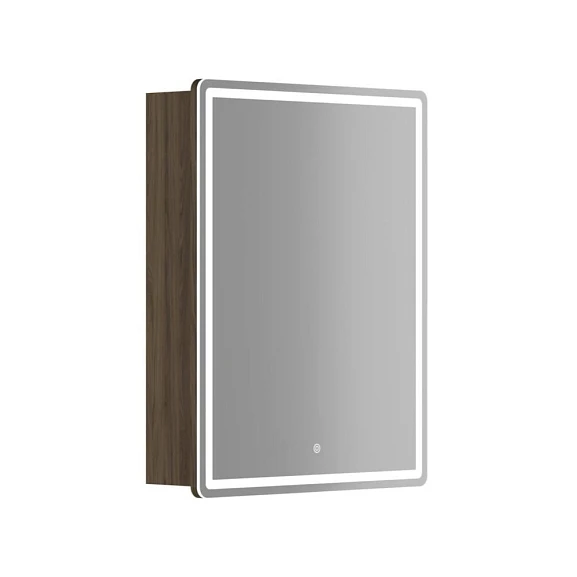 Зеркало-шкаф Sancos Mirror 59*74 с Led подсветкой дуб чарльстон R