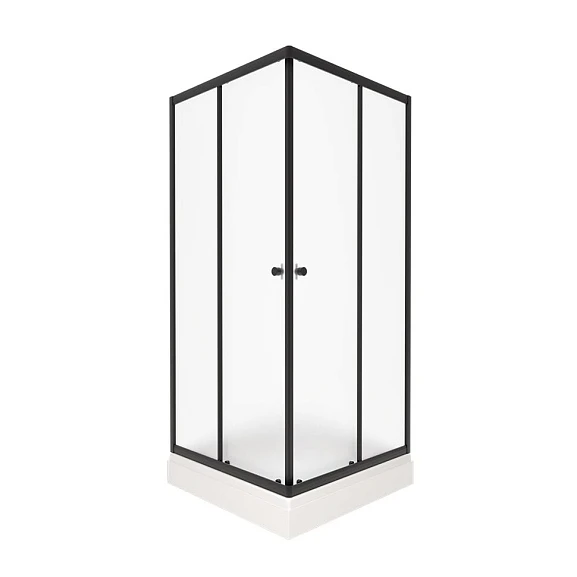 Душевое ограждение Triton Вента-Блэк Вельвет 90*90*202 с поддоном