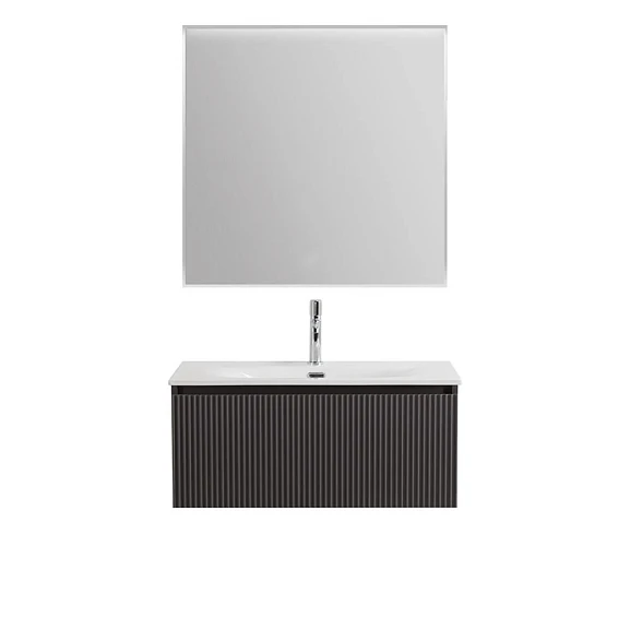 Комплект мебели BelBagno Uno 80 темно-серый матовый