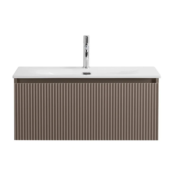 Тумба с раковиной BelBagno Uno 80 бежевая матовая