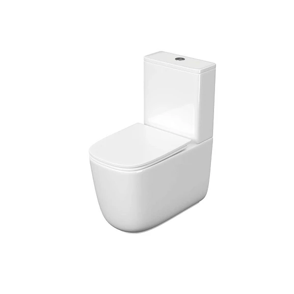 Унитаз-компакт Aquatek Optima Plus Square безободковый, торнадо