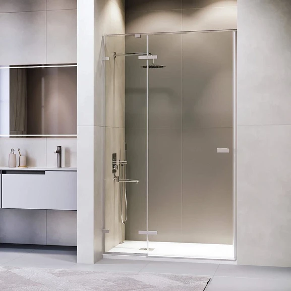 Дверь в нишу RGW 110*200 SV-004 (EasyClean) Хром